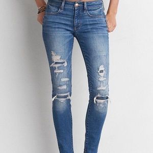 Ae jegging denim jeans